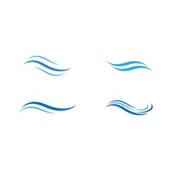 Obraz premium Water wave Logo