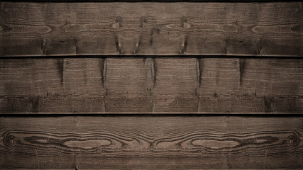 Naklejka premium old brown rustic dark weathered wooden texture - wood background