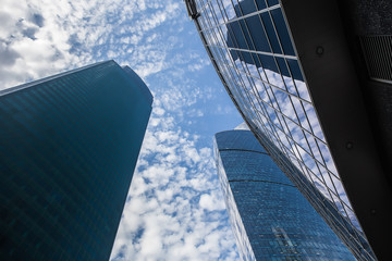Fototapeta na wymiar buildings of modern business center