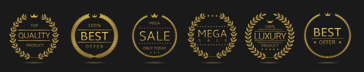 Best movie badge set