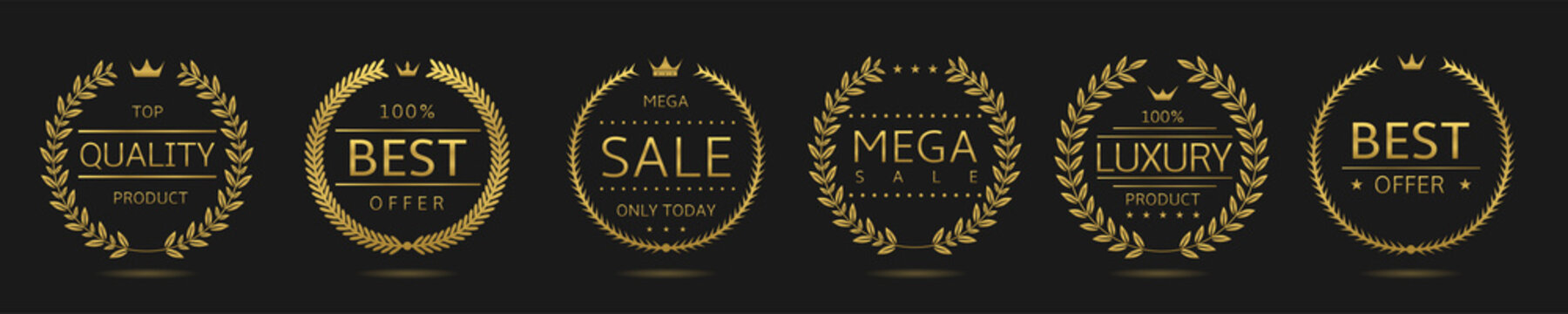 Best movie badge set