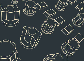 Control panel closeup