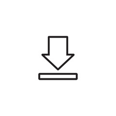 Download icon symbol vector illustration