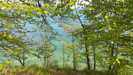 Klif Orłowo Gdynia widok, Morze Bałtyckie