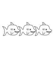 Team Haie Freunde wasser cool