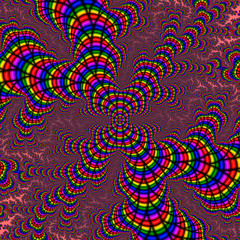 Pink purple abstract seamless pattern