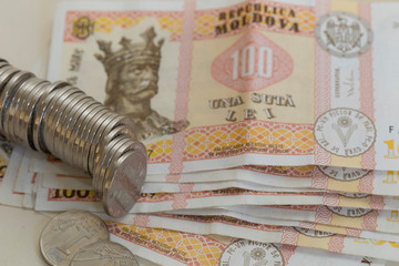 Cash of the Republic of Moldova. Leis are banknotes and coins, which are a tool of the Moldovan banking system.