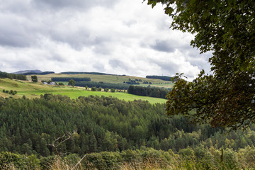 Fototapeta na wymiar Farmland in the Highlands