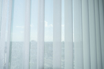 white curtain interior decoration on window