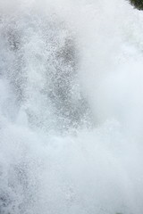 waterfall in nature forest, beautiful landscape