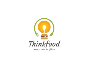Think food logo design