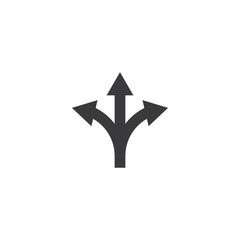 Arrow sign Logo Template vector symbol