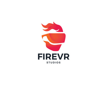 Fire Virtual Reality Logo