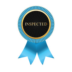 Inspected Circular Vector Gold Web Icon 01