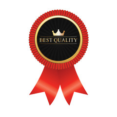 Best quality gold stamp on white background