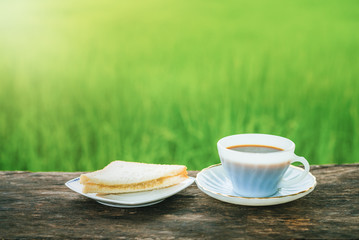 cup of coffee and phone 