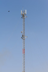 Obraz premium mobile tower with antennas
