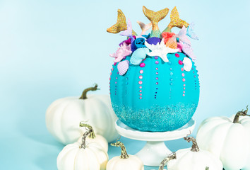 Mermaid pumpkin