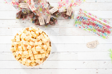 Homemade fudge