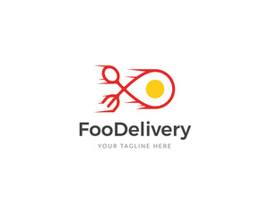 Food delivery logo