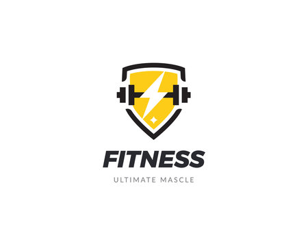 Fitness gym logo design