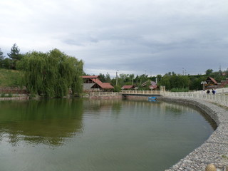 Obraz premium landscape with river 