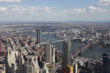 Fototapeta na wymiar View from the World Trade Centre.