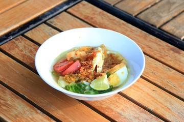 traditional soup from indonesia