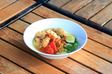 traditional soup from indonesia