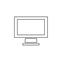 monitor icon vector illustration for website and design icon