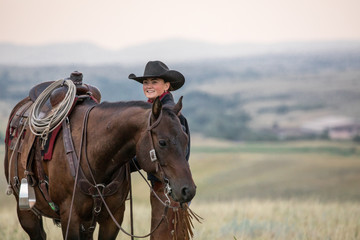 Cowgirl at Work