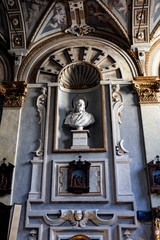 Bust of St. Jacob in Cathedral of St. Lorenzo in Genoa  