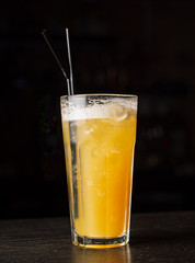 tasty cocktail in the bar