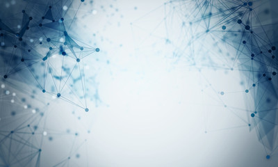 Abstract futuristic background . Mixed media