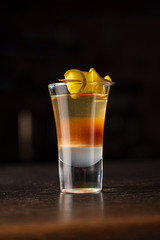 tasty cocktail in the bar