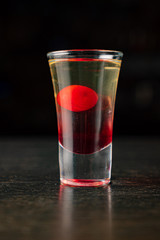 tasty cocktail in the bar