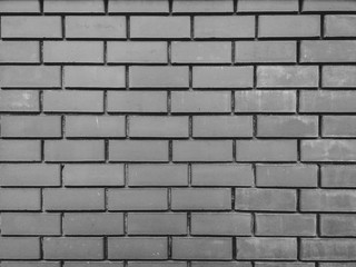 Bricks on a black and white wall