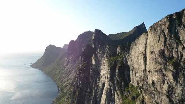 Segla Peak and stunning coastline in Senja, Norway