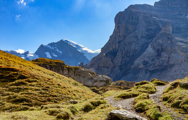 landscape in the alps
