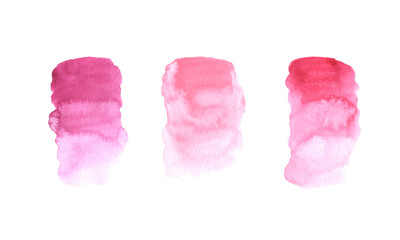 Watercolor decorative textured spots