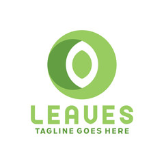 Leaves Logo Design For Company And Business
