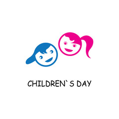 KIDS LOGO CONCEPT VECTOR TEMPLATE