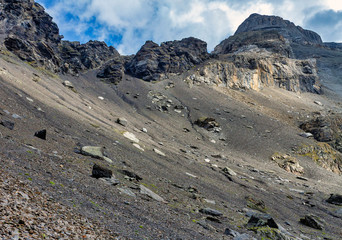 trail in the mountains