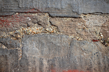 texture of old driveway