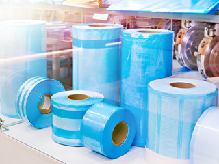 Rolls for steam and gas sterilization
