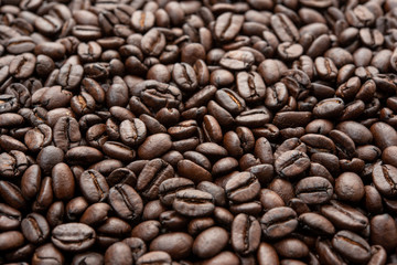 Coffee beans. No edit real photo.