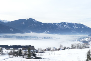 Fototapeta na wymiar steirischer Winter