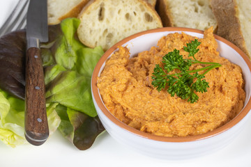 American fillet prepared in a dish