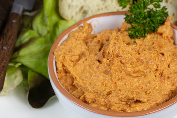 American fillet prepared in a dish