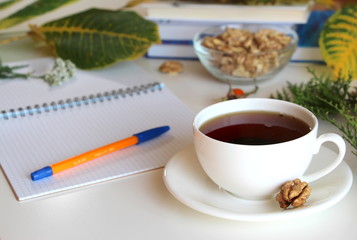 Background for social networks. Notepad for notes. New Year's goal.